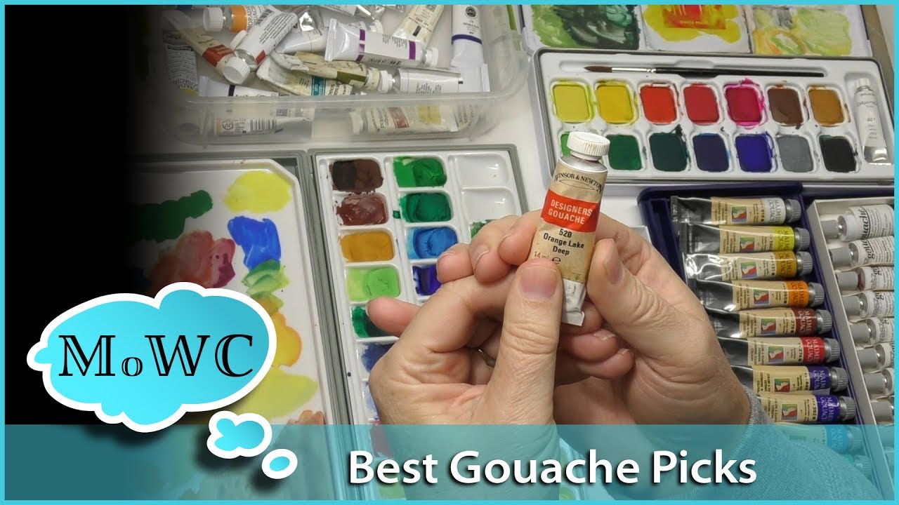 Gouache Review – My Top 7 Artist Grade Picks. Opaque Watercolor.