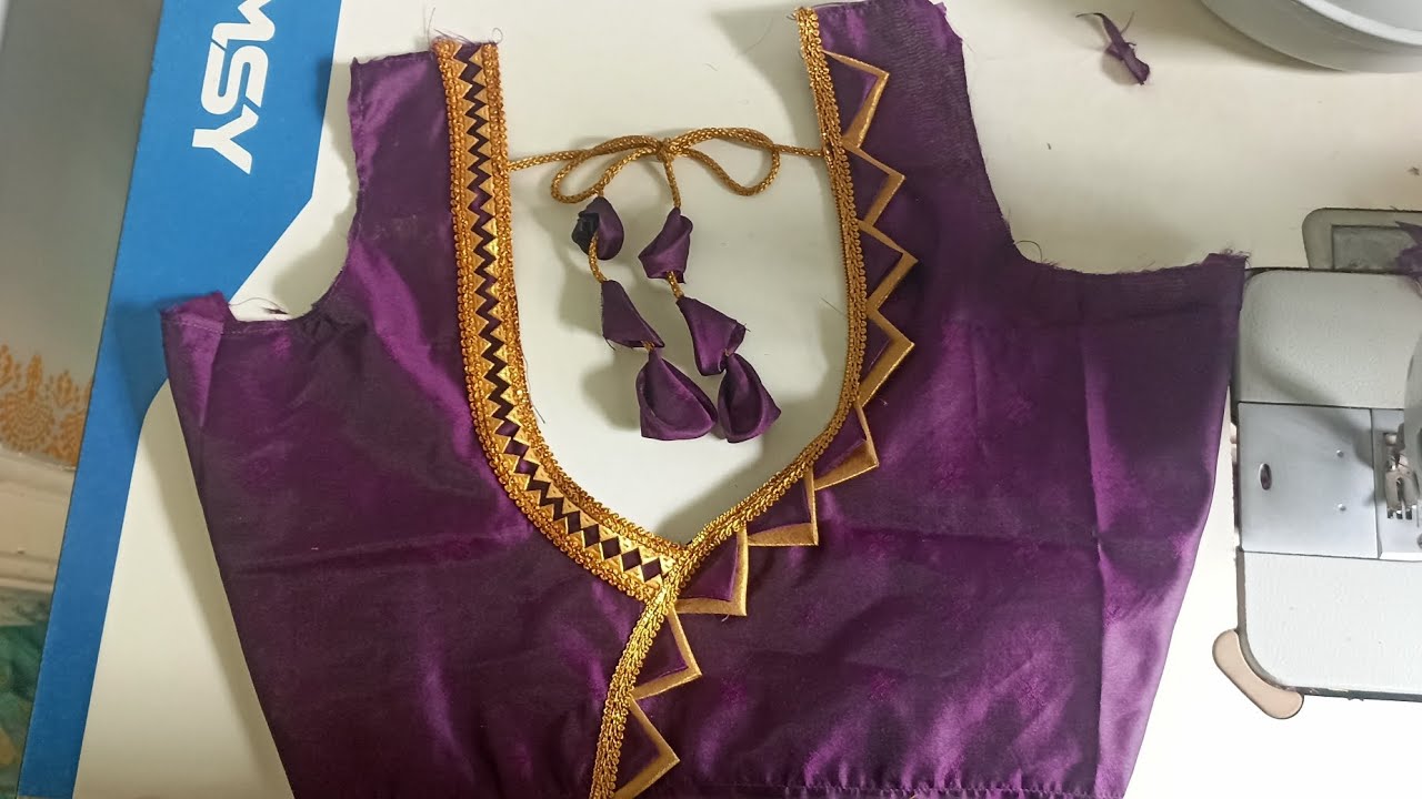Blouse back neck designs | latest blouse back neck designs | patch work blouse designs 