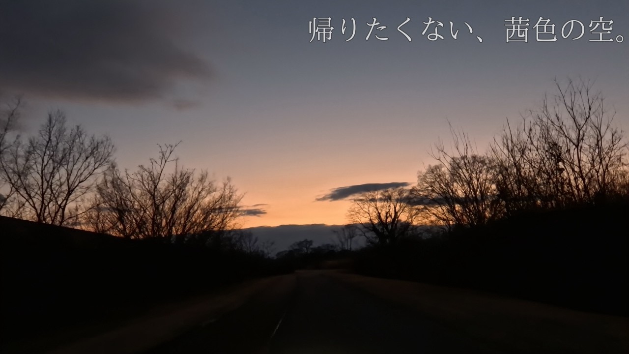 【Vlog】帰りたくない、茜色の空。自分を再起動するための逃避ポタ｜犬山・木曽川サイクリング
