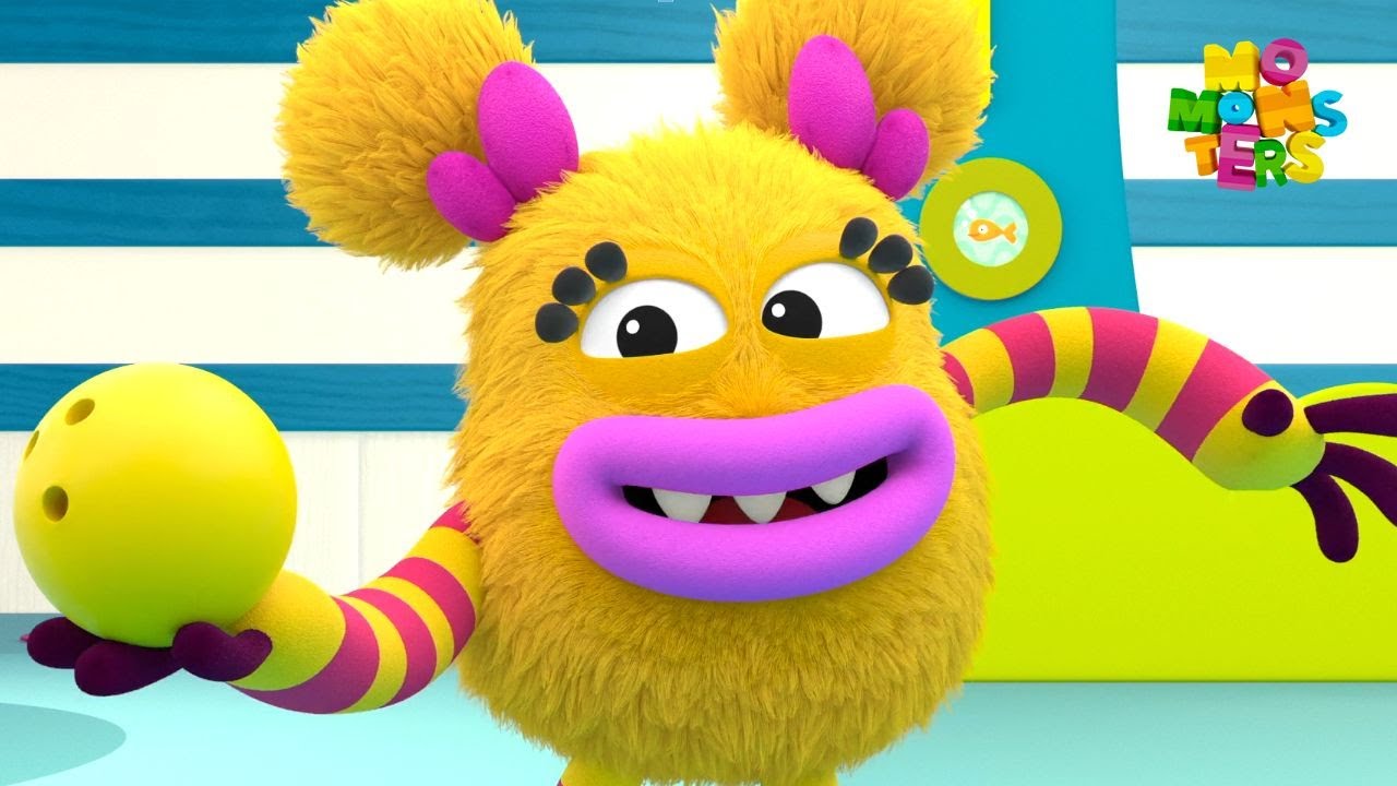 Bowling | Momonsters | 85' Compilation | Educational Animation for Kids