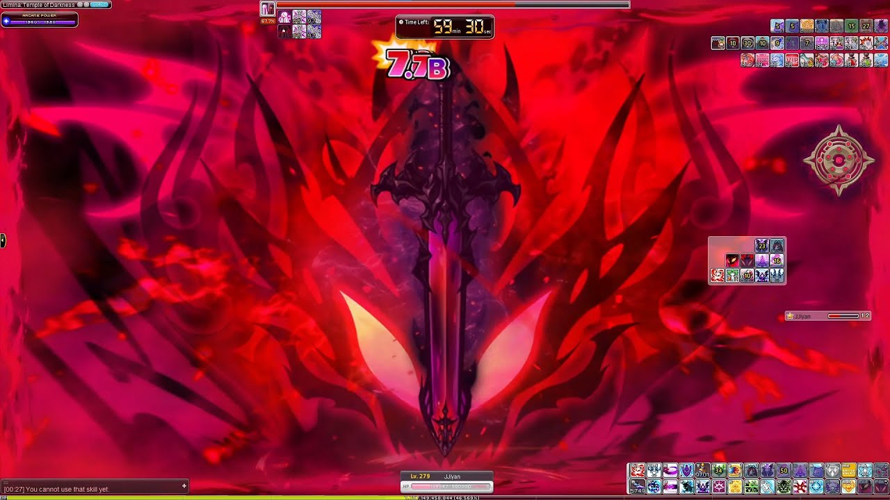 GMS Heroic Kronos Demon Avenger Hard Black Mage Solo 29FZ All Phases