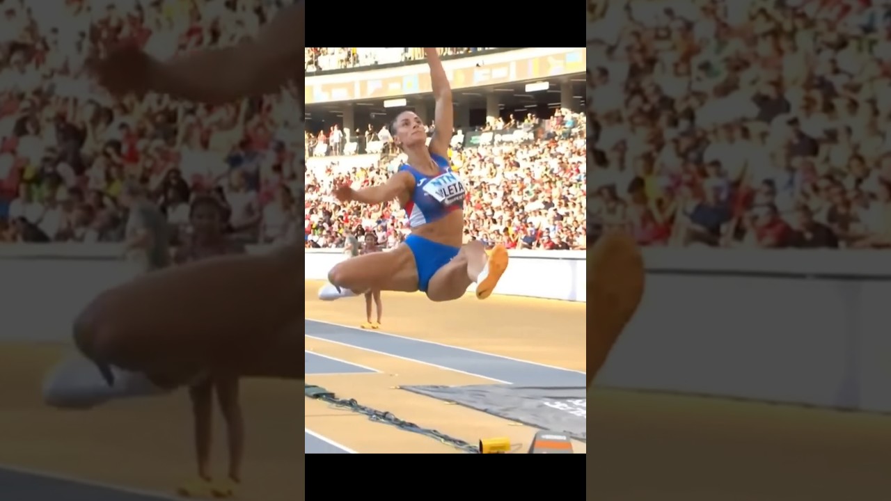 Ivana Spanovic: Serbia's Long Jump Queen! #IvanaSpanovic #LongJump #Athletics #Shorts