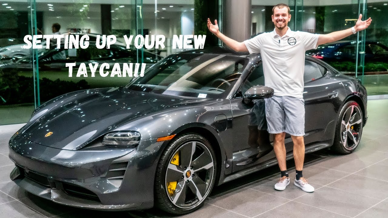 Initial Set Up of Your Porsche Taycan From Account Creation to Enabling The Charging Service!!
