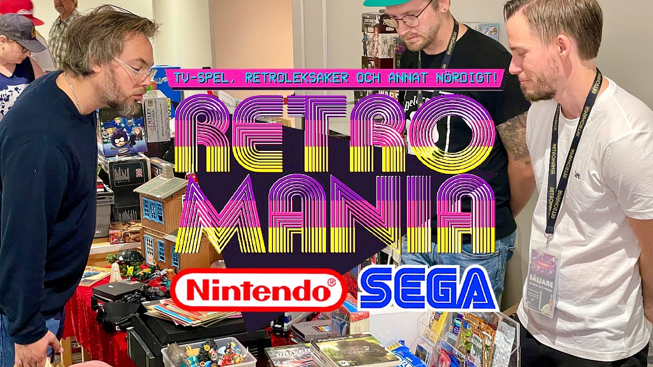 Köper RETRO NINTENDO SPEL till FYNDPRIS på RETROMANIA 2025 Västerås!