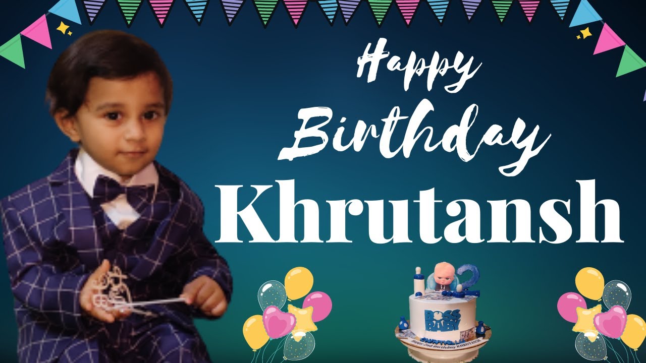 Wonderful Birthday Celebrations & Cake Ceremony | Khrutansh 2nd Birthday Celebration-Fun and Festive