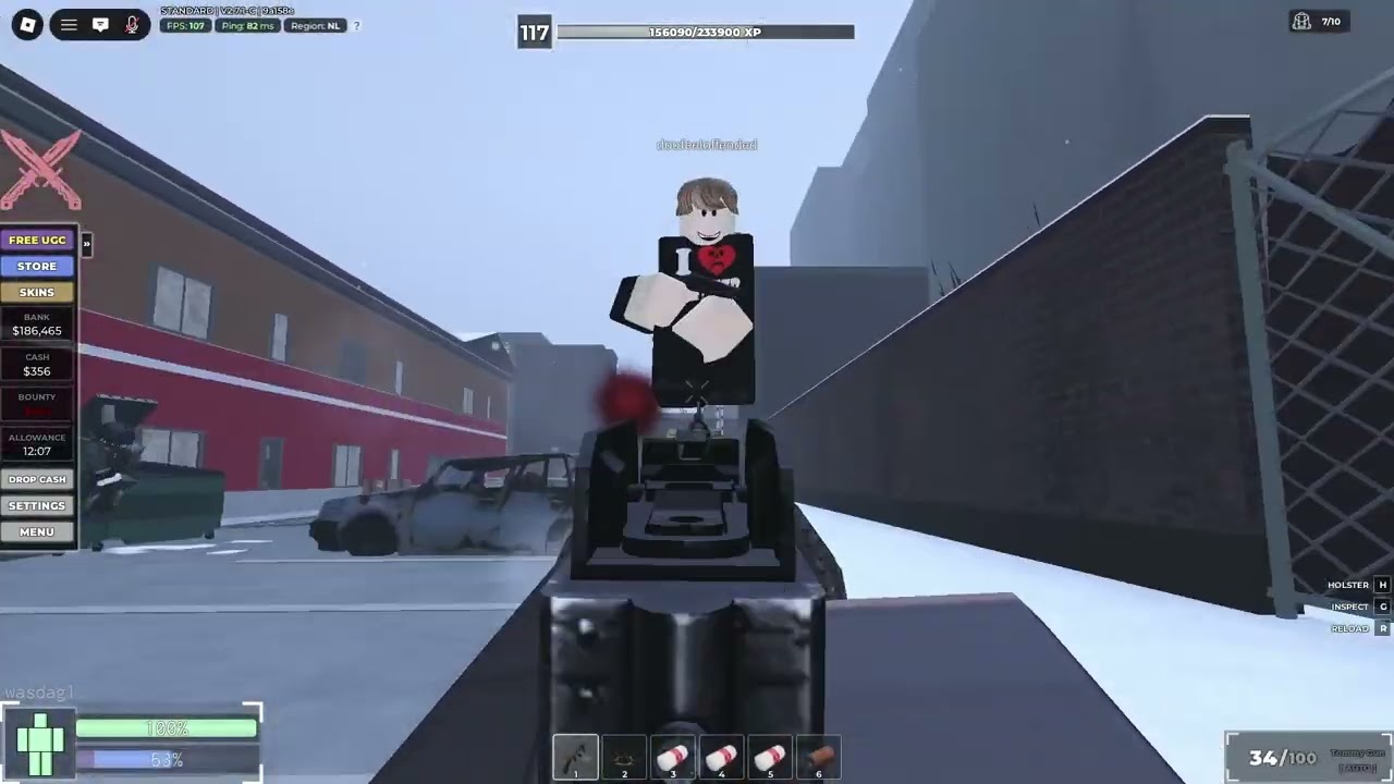 WASTING 6K CASH PER HOUR GAMING IN #criminalityroblox 