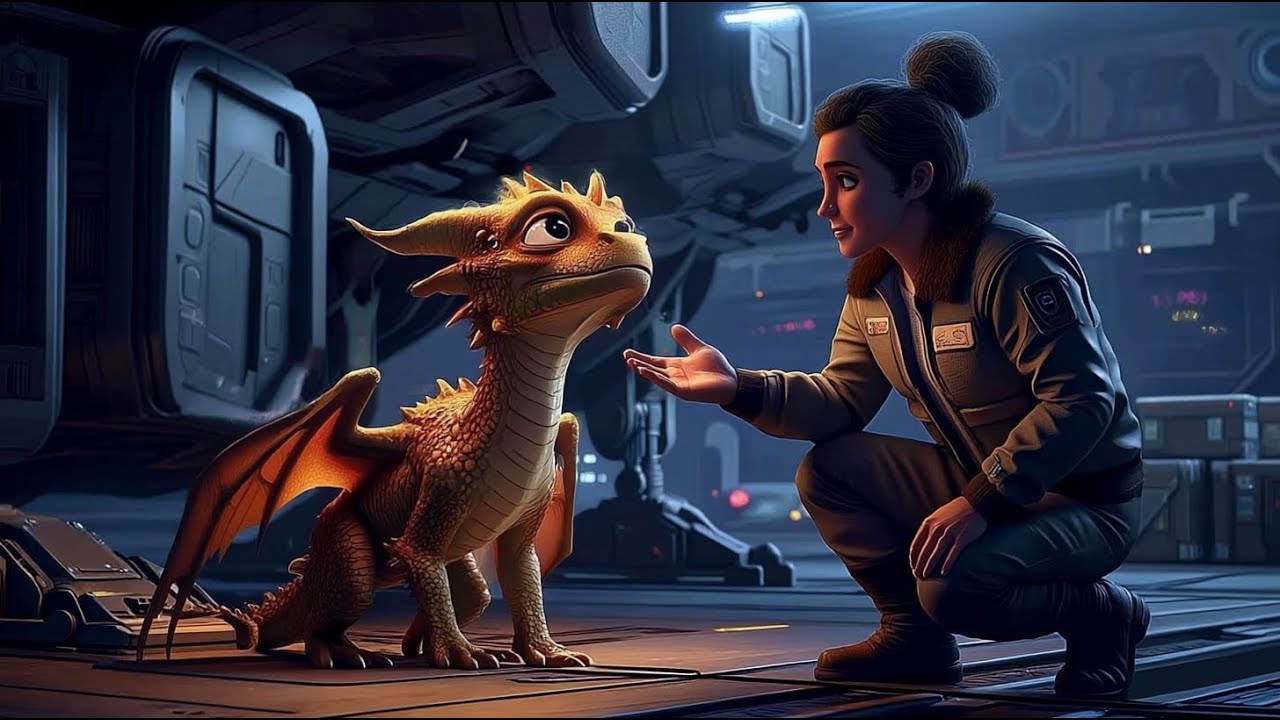 A Homeless Dragon Hatchling Saw Human Captain's Ship & Softly Said My Father Once Rode One Like HFY