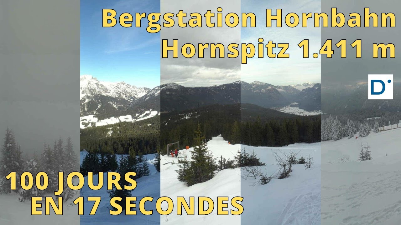 Ru&szlig;bach am Pa&szlig; Gsch&uuml;tt / Dachstein West ⏩ Timelapse 100 jours