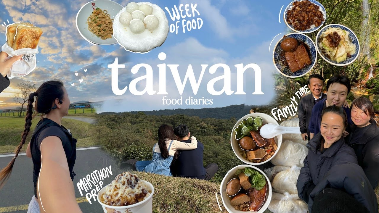 my life in taiwan: week of food & family, marathon prep, deep chats about growing up & moving on