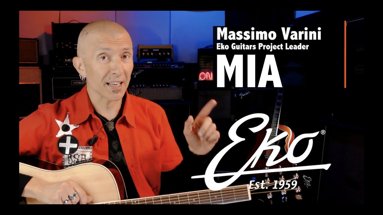 Eko Guitars - Massimo Varini presents MIA Series