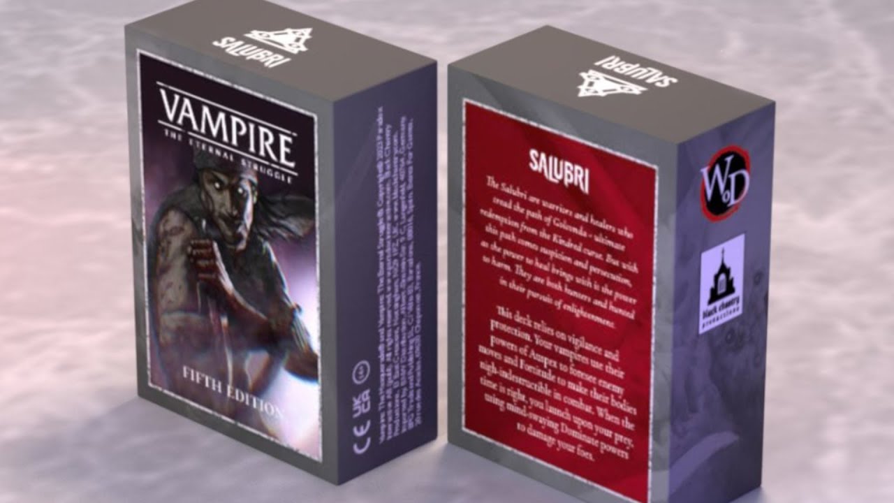 VTES Salubri Fifth Edition Unboxing