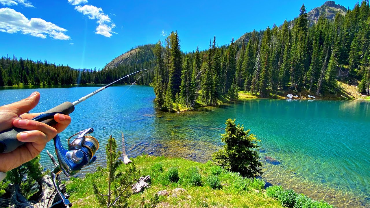 Trout Fishing HIDDEN Lakes In The Mountains Of Montana