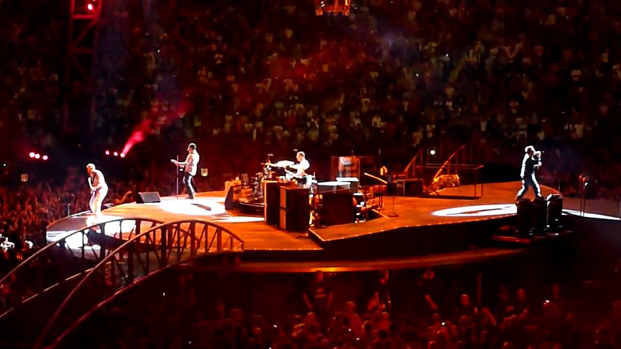 U2 - Schluss Amazing Grace + Where the streets have no name - Frankfurt 10.08.2010