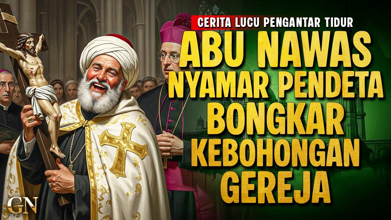 ABU NAWAS PURA PURA JADI PENDETA UNTUK BONGKAR KEBOHONGAN GEREJA || CERITA LUCU PENGANTAR TIDUR