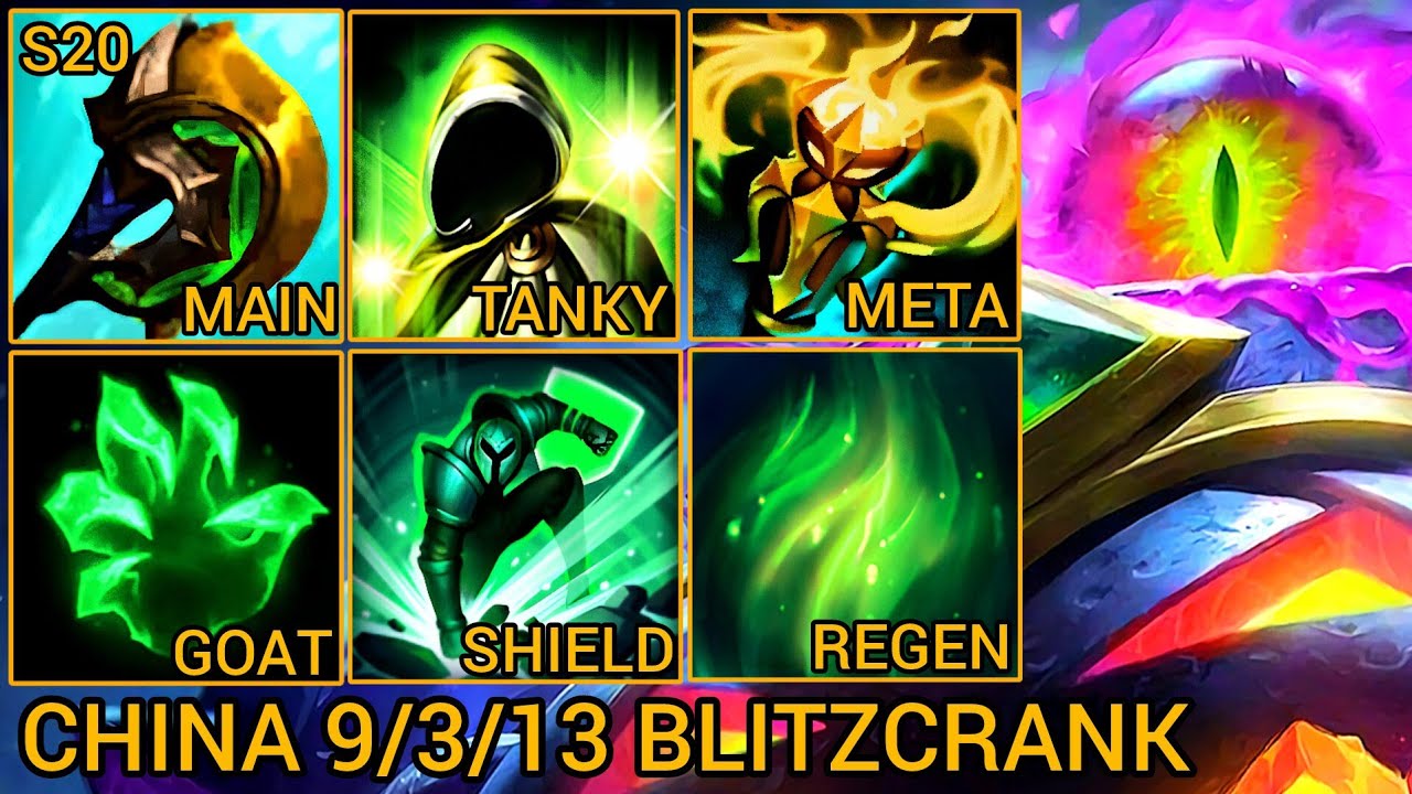 Blitzcrank Baron Lane MVP S Rating 9/3/13 - China Wild Rift New Meta Build & Runes By Tiarty