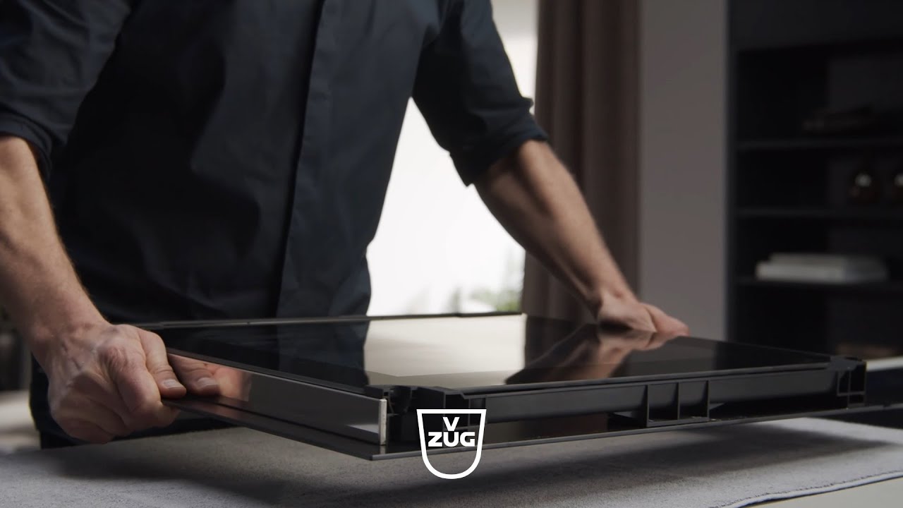 V-ZUG Steamer & Backofen: Ofentür aushängen und reinigen