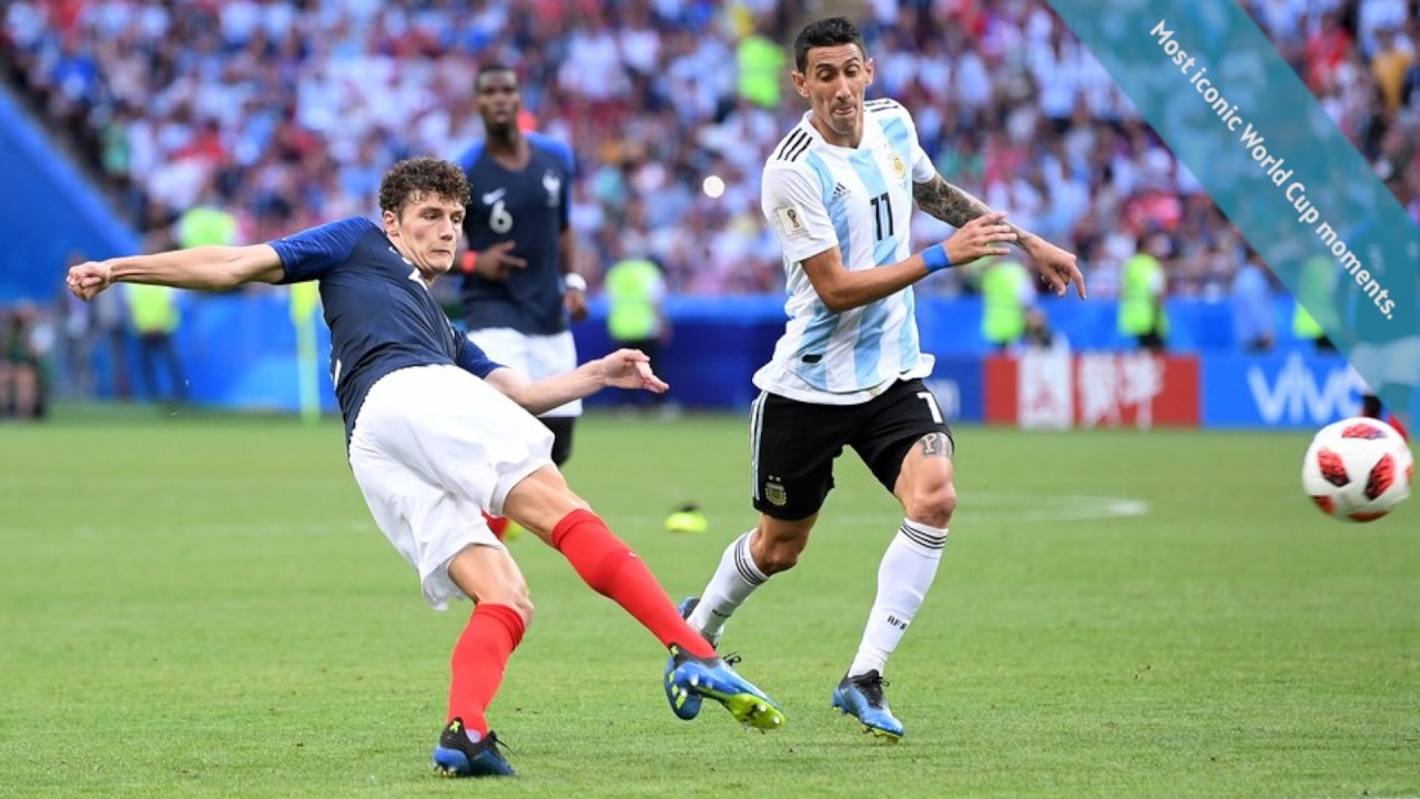 Benjamin Pavard's outside foot volley goal in the 2018 FIFA World Cup
