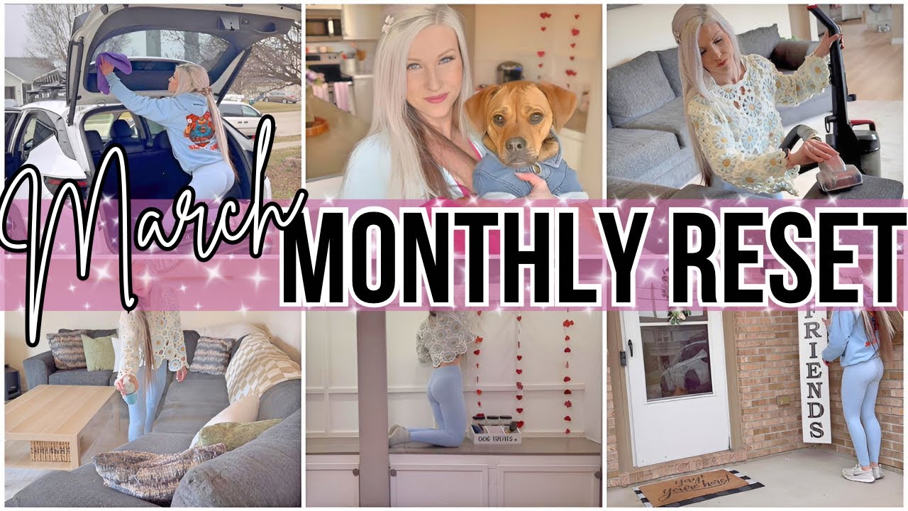 *NEW* ULTIMATE MARCH RESET 🌷 |  SPRING CLEANING, DIY CLOSET PREP, HOME REFRESH