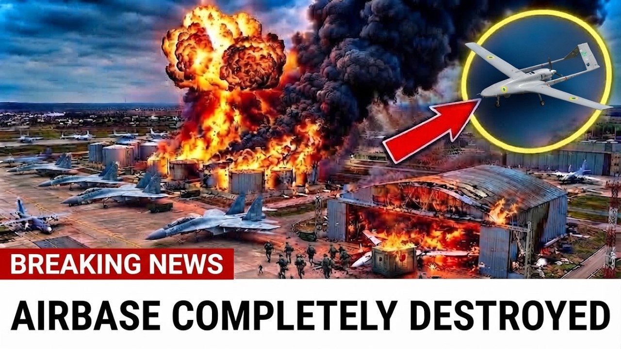 Ukrainian Drones STRIKE Russia's Engels Strategic Bomber Base &mdash; Then THI
