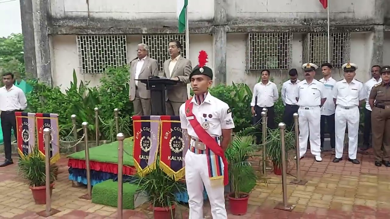 Independence Day Parade at B K Birla College, Kalyan on 15.08.2023