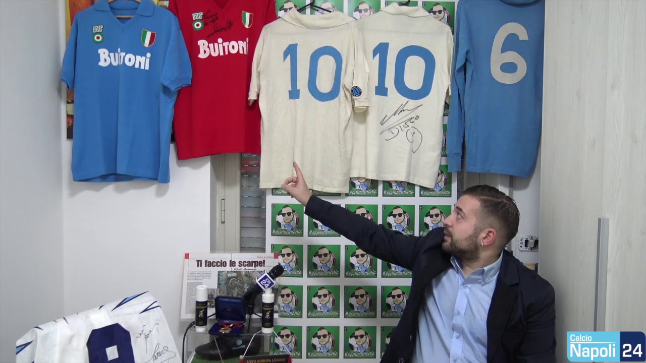 La storia delle maglie del Napoli di Maradona con Samuele Esposito