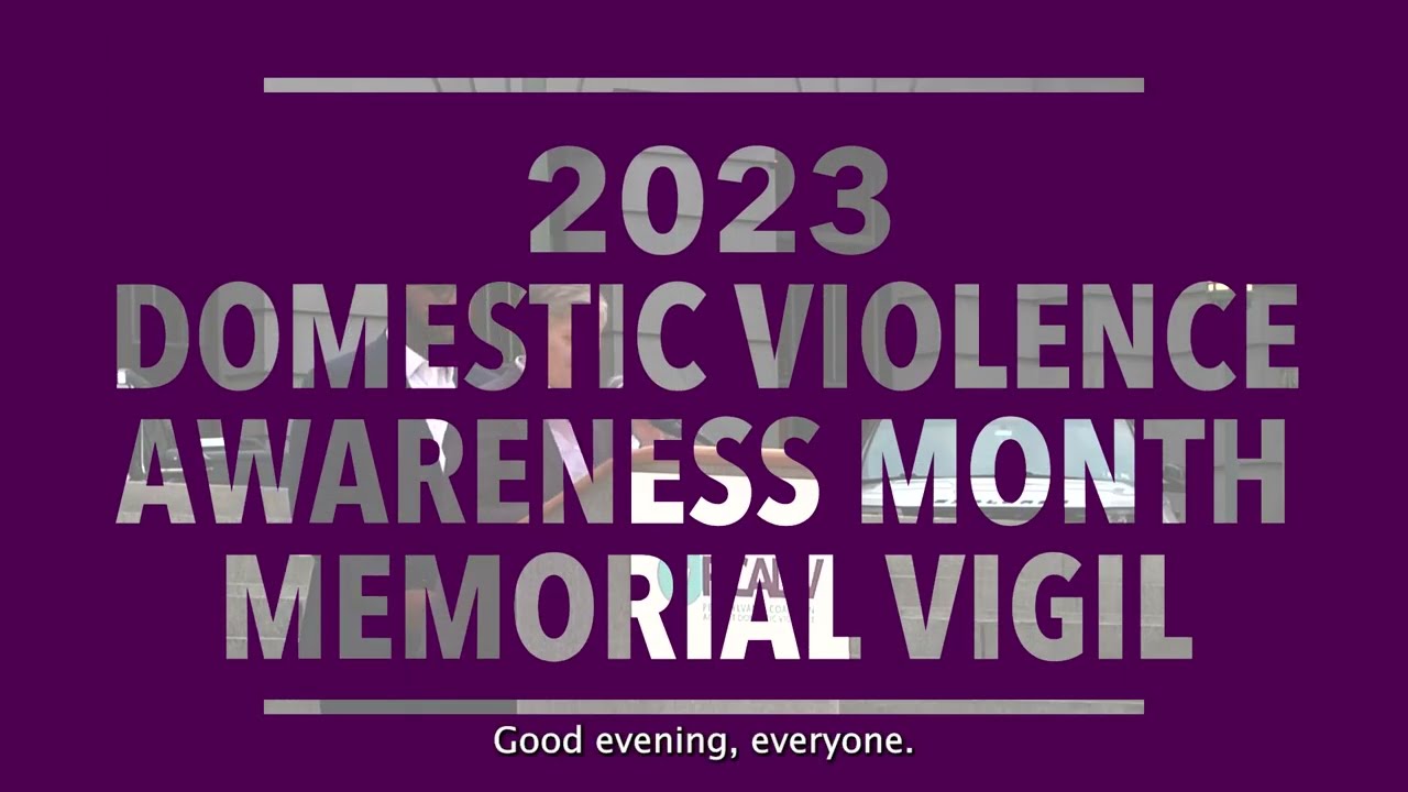 PCADV's 2023 Domestic Violence Awareness Month Memorial Vigil