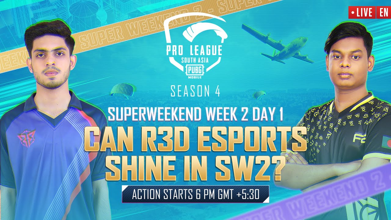 [EN] 2021 PMPL South Asia Superweekend 2 Day 1 | S4 | Can R3D Esports shine in SW2?