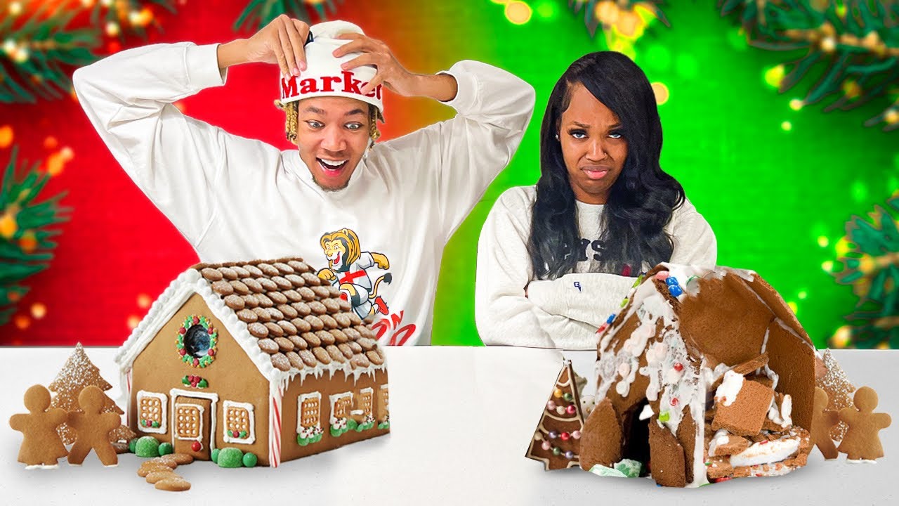 VLOGMAS DAY 15: THE ULTIMATE GINGERBREAD HOUSE CHALLENGE!