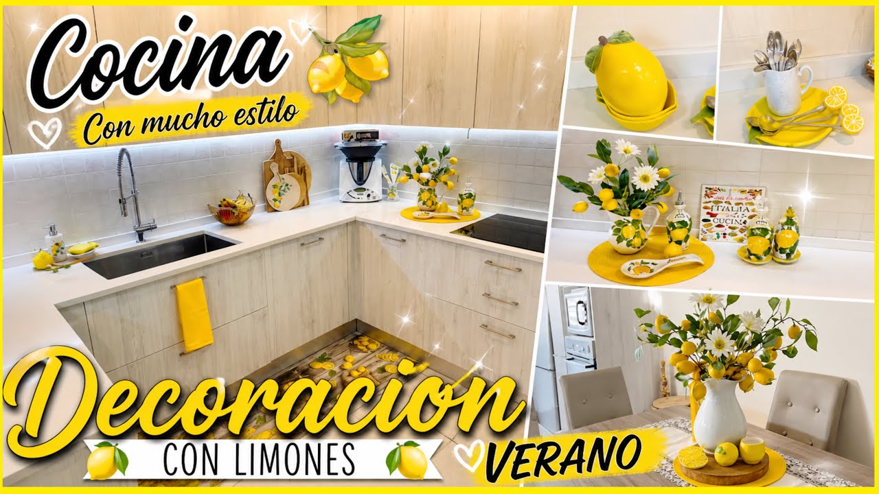 Decoración Para Mi Cocina Con Limones 🍋🍋VERANO