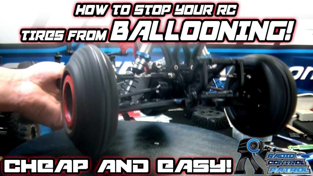 RC Patrol - How to Tape an RC Truck Tire - Ballooning be Gone - with DaveM