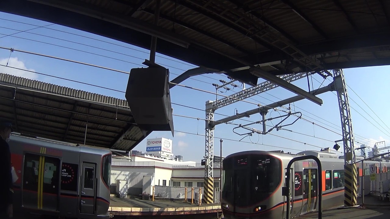 車いす道中記 JR芦原橋駅大阪環状線外回り列車(1436)乗車 大阪市浪速区編