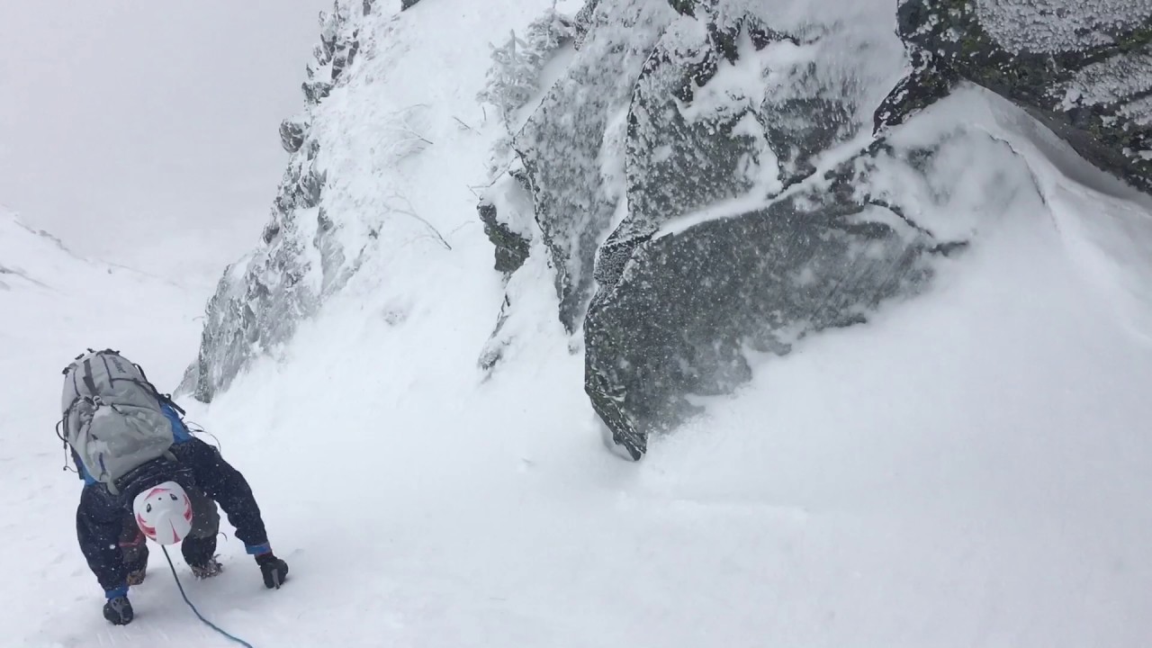 Central Gully, Huntington Ravine | Mount Washington ice climbing #nemguides