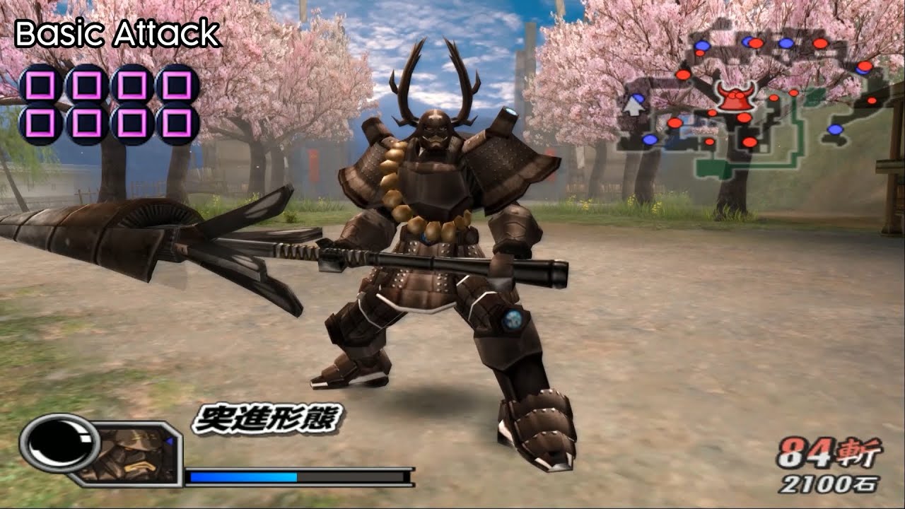 Sengoku BASARA 2 : Heroes | Honda Tadakatsu moveset showcase「戦国BASARA2英雄外伝」
