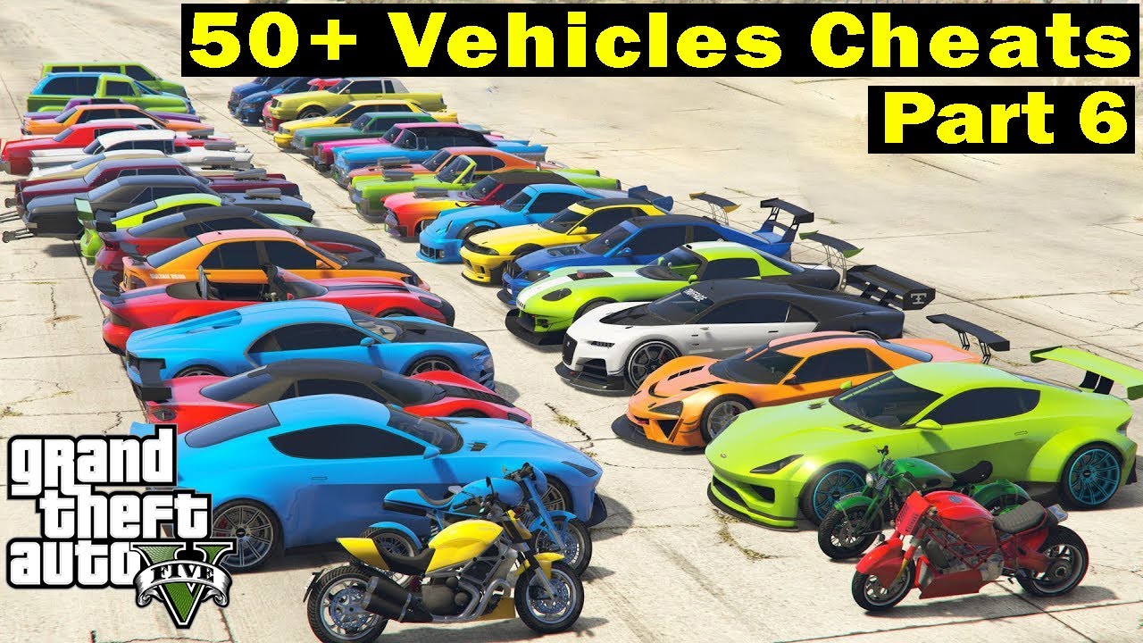 GTA 5 Cheat Codes for PC | 50+ Vehicle cheat codes for GTA 5
