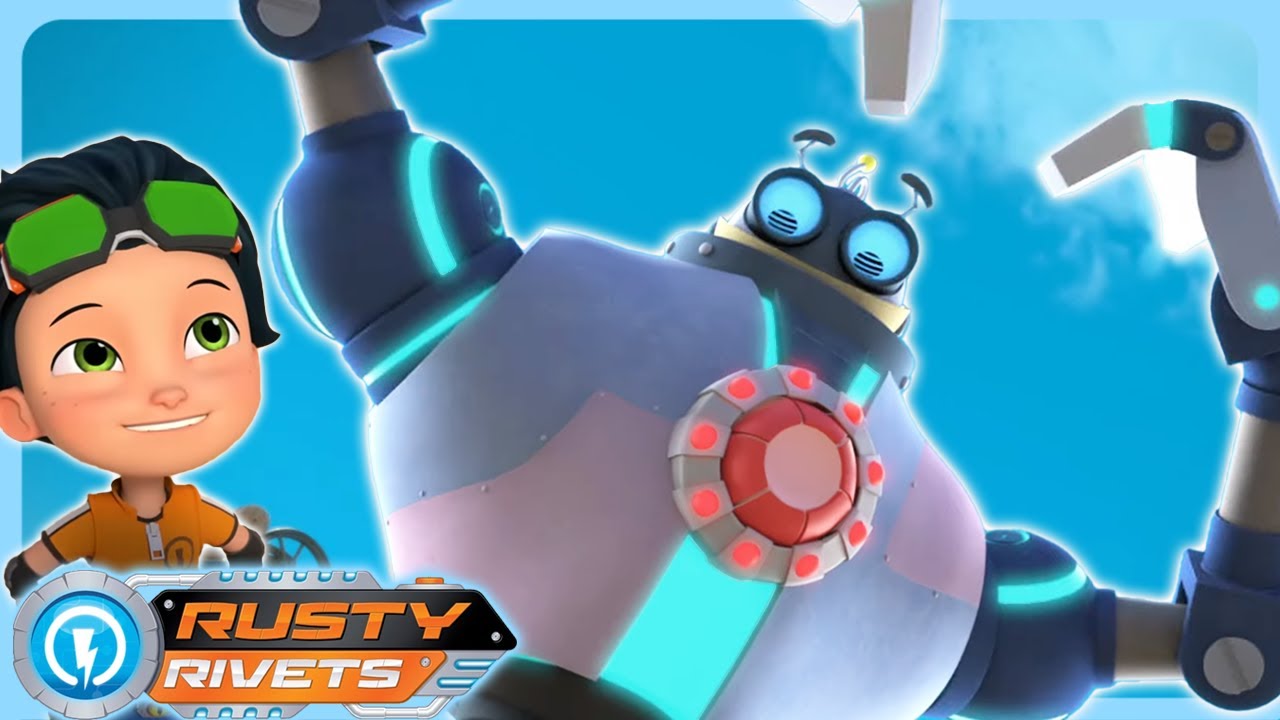 You WIll Never Defeat Me! 🤖 | Rusty Rivets | Cartoons for Kids