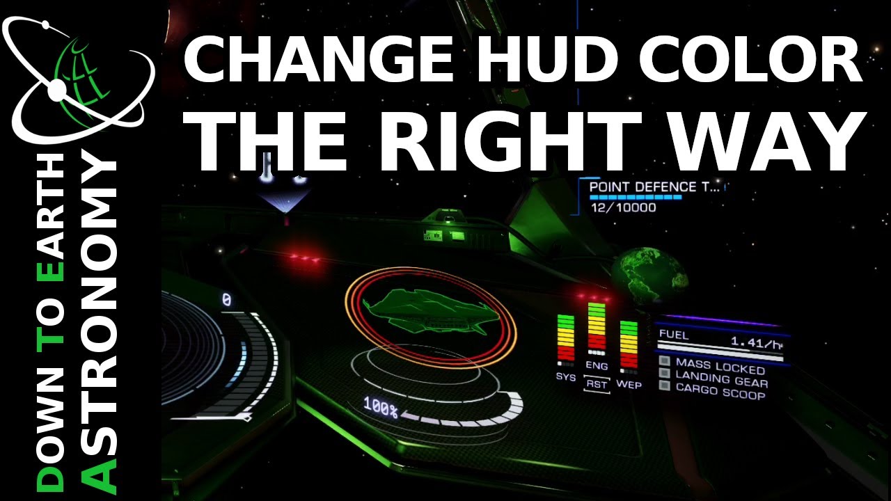 Правильная смена цвета HUD | Elite Dangerous