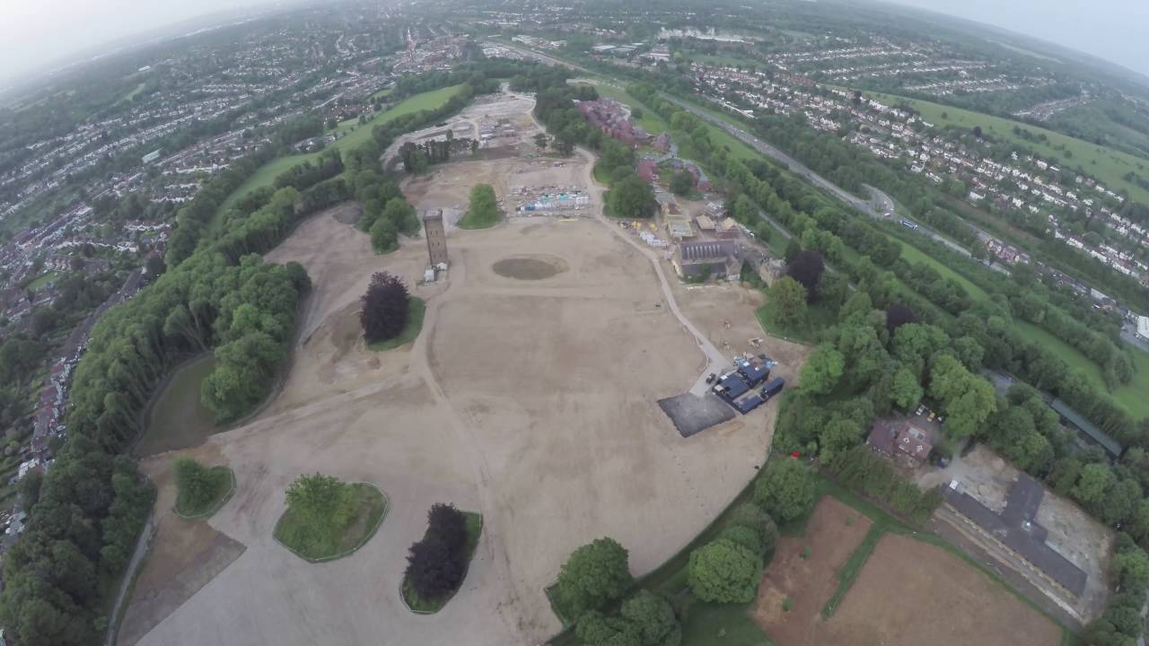 Aerial Flight over Cane Hill Park, Coulsdon June 2016