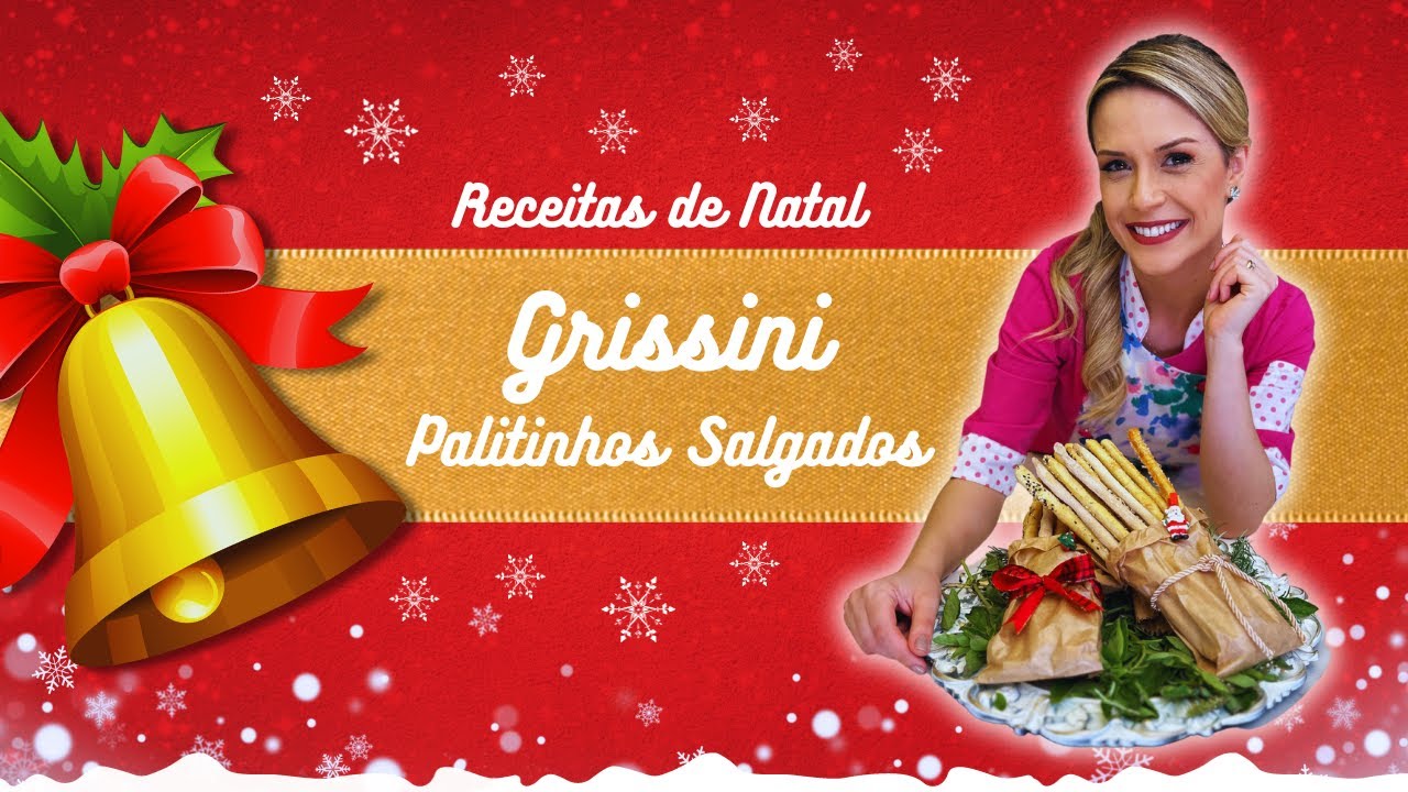 Vem aprender como fazer Grissini os Palitinhos para aperitivo