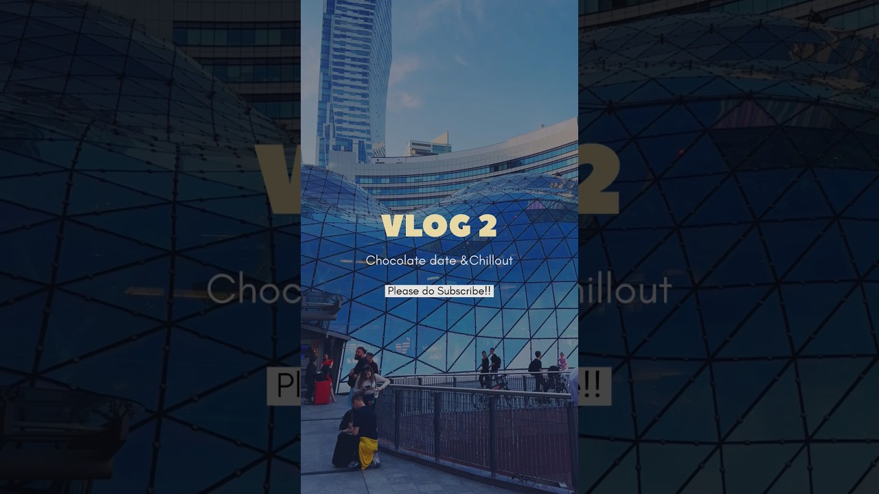 Please do watch our new vlog 