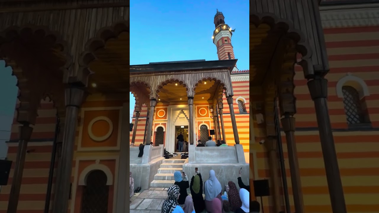 Šarena džamija Tuzla, prvi ezan nakon obnove - Uči Muhamed Gagulić
