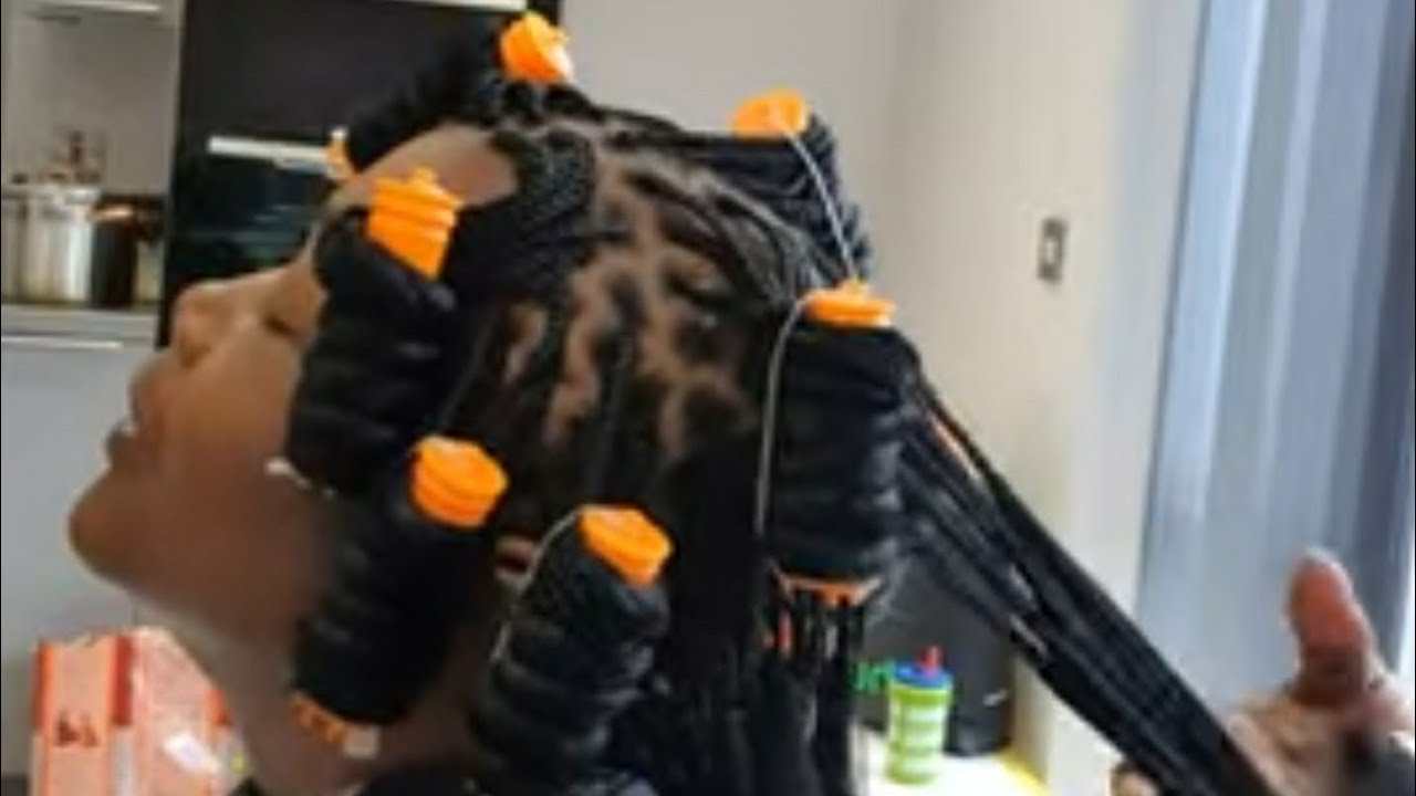 Pick and drop braids || How to curl pick and drop tutorial