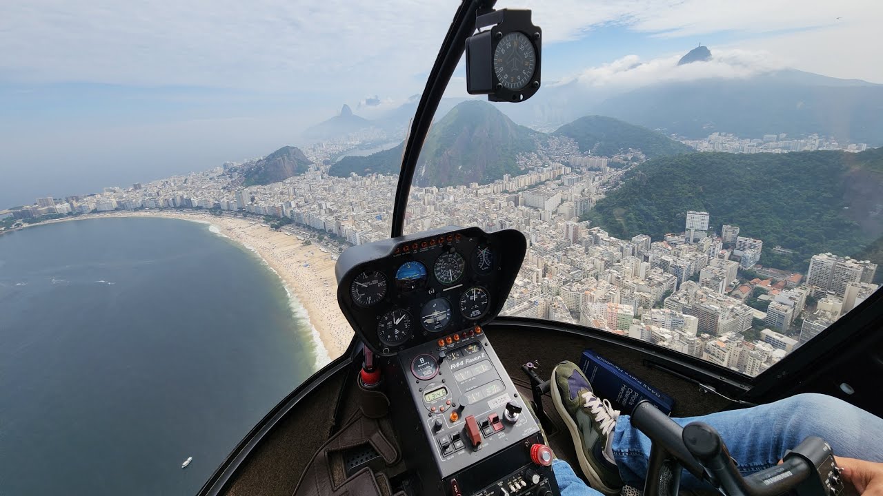 На вертолёте над Рио-де-Жанейро
