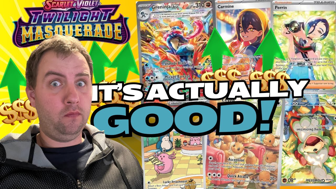 Twilight Masquerade Is ACTUALLY GOOD | Investing In New Pokemon Sets