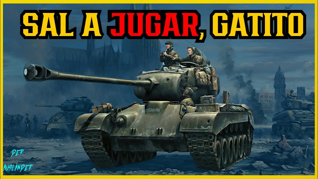M26 Pershing. El CAZADOR de los felinos alemanes.