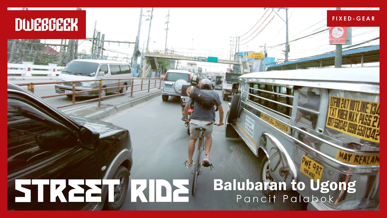Street Ride—Balubaran to Ugong / Pancit Palabok (FIXED-GEAR) | DWEBGEEK [4K]