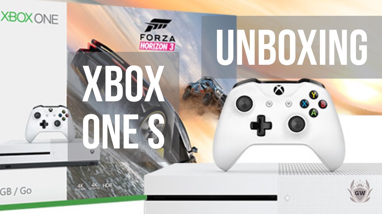 XBOX ONE S UNBOXING  - FORZA HORIZON 3 EDITION