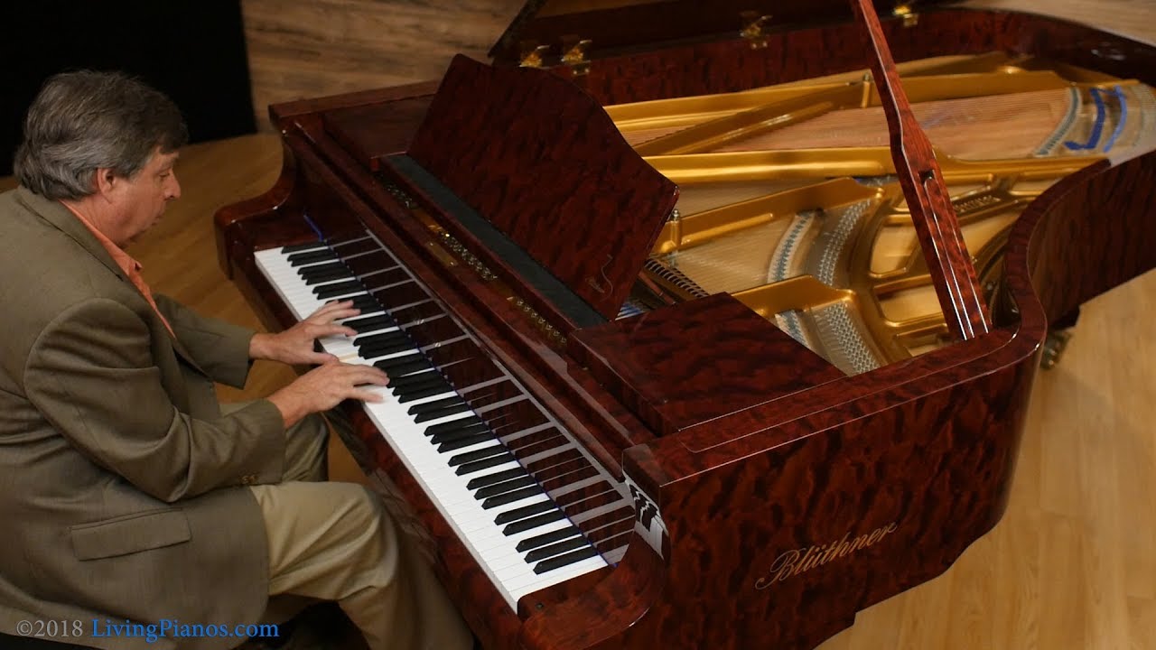 Обзор полуконцертного рояля Blüthner Model 2 | Living Pianos