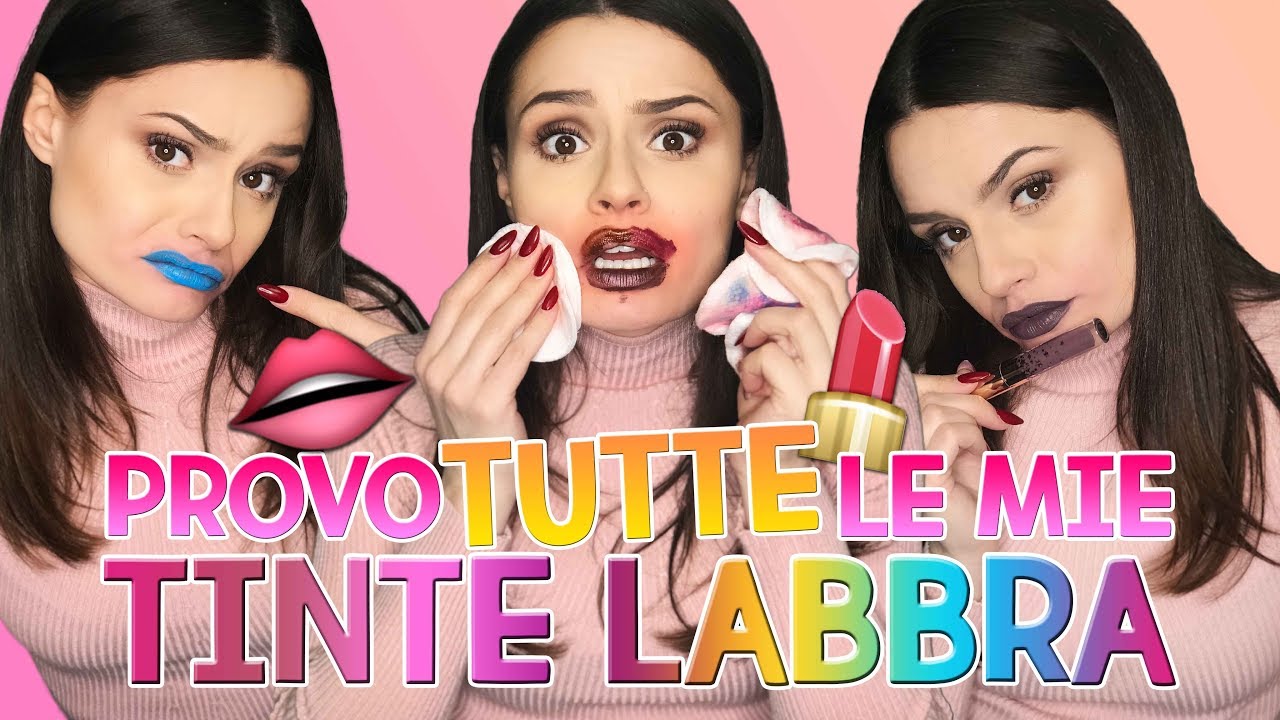 💄👄 PROVO TUTTE LE MIE TINTE LABBRA  👄💄