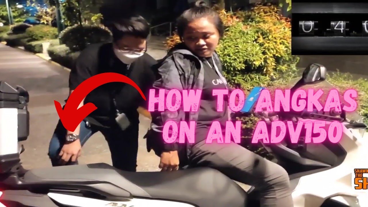 Yung kilala mo nasanay sa 4 wheels | How to angkas on an adv150