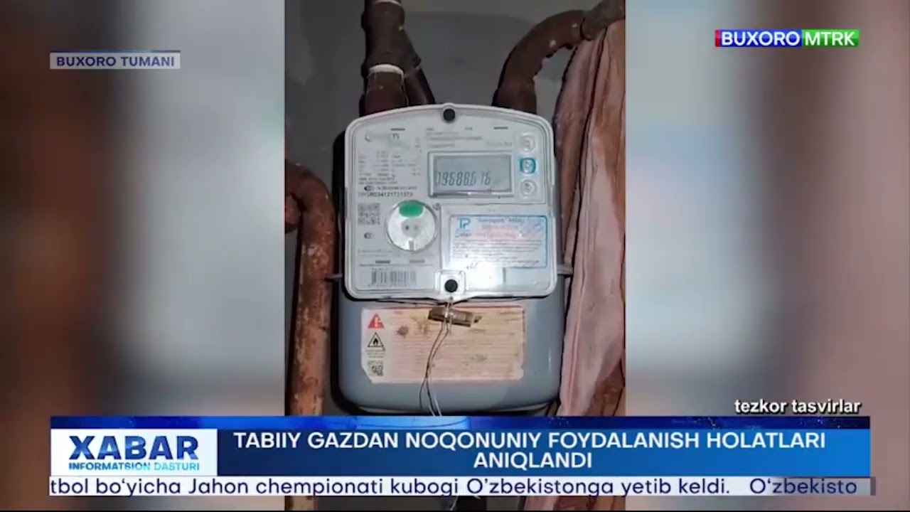 Tabiiy gazdan noqonuniy foydalanish holatlari aniqlanmoqda